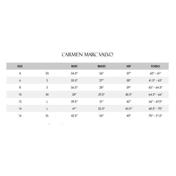 New! Carmen Marc Valvo Women's Lace up Grommet Detail Midi Dress - Picture 7 of 8